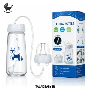 شیشه شیر بدون دخالت دست ضد نفخ RTS003 (طرح دار)